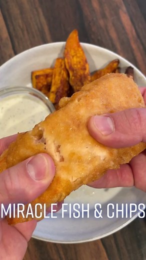 Miracle Fish & Chips w/ Tartar Sauce (p178 The Primal Gourmet Cookbook) #learnontiktok #tiktokcooks #recipesoftiktok #cookingtips #asmrfood