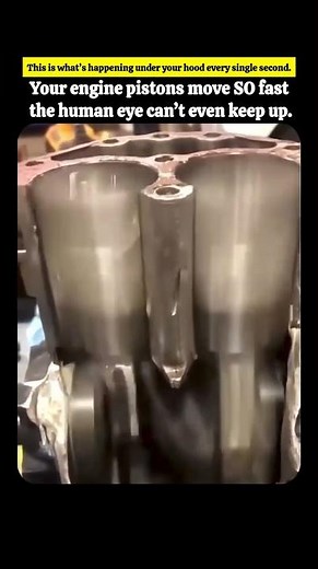 Your Engine Pistons Move Faster Than Your Eyes Can See!