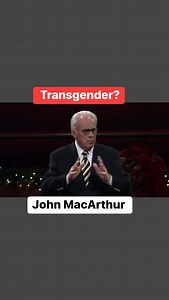 1M views · 27K reactions | John MacArthur responds to Transgender #johnmacarthur #transgenders #respond #male #female | Biblical knowledge | Facebook