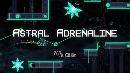 星空激荡 几何冲刺 每日关卡 2025.11.1 Astral Adrenaline