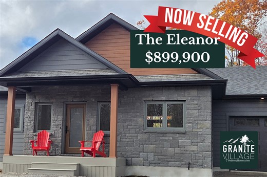 Our Eleanor model in Granite Village is MOVE-IN READY for you to embrace the ultimate four-season lifestyle in one of the Ottawa Valley's most sought after destinations, Calabogie. Experience the perfect blend of modern elegance and rustic charm in this stunning 2-bed, 2-bath bungalow is nestled in our exclusive 52-home community, offering year-round outdoor adventures minutes away. Contact us today; sales@neilcorphomes.com or 613-256-7293 #CalabogieOntario #OttawaValley #ModernBungalow #NewHome