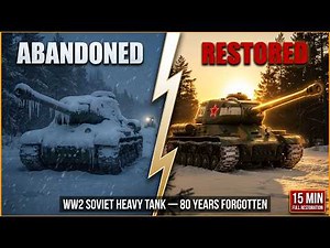 I Found an Abandoned WW2 Soviet Tank Buried in Snow — Full Restoration (IS-2 Heavy Tank)