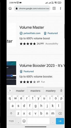 Volume master chrome extension | volume master android | volume master song