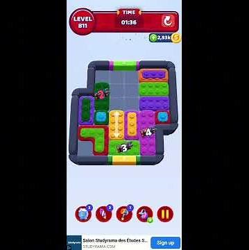 Color Block Jam - Level 811 solution #games #gaming #puzzle #gameplay