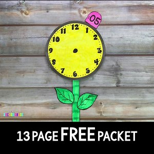 21K views · 988 reactions | Help your students to get hands-on practice telling time on an analog clock with this 13 page Craft Clock FREEBIE! ⏰ Includes templates to create this cute flower craft clock.  Can be used in small groups, math centers, independent practice or guided math time. 朗 | Teaching Second Grade | Facebook