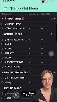 Free Asana Templates for Virtual Assistants | Organize Ideas & Track Leads #virtualassistant #asana