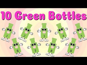 Ten Green Bottles | 10 green bottles | Nursery rhymes | Fun rhymes