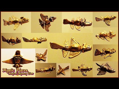 🛩 Quimbaya Artifacts: Evidence of Ancient Aircraft? "Gold Airplanes" Museo del Oro -Bogotá, Colombia