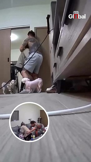 India Today on Instagram: "Eyewitness video captures a family scrambling for safety as powerful tremors shook their home during the strong earthquake in Taiwan. The intense shaking sent residents rushing to take cover as the quake rattled buildings across the region, underscoring the sudden impact of the seismic event. #Taiwan #Earthquake #SeismicActivity #IndiaTodayGlobal"