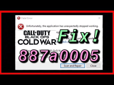 Black Ops: Cold War FATAL Error Code 887a0005 FIX!
