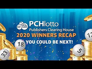 Publishers Clearing House: 2020 PCHlotto Winners Recap!