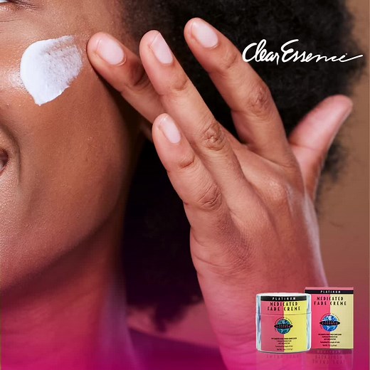 Fade Away Imperfections, Reveal Radiance Transform your skin with Clear Essence Medicated Fade Cream, designed to diminish dark spots, age spots, and discolorations. Achieve an even, glowing complexion that lets your true beauty shine through. #ClearEssenceGlow #SpotlessRadiance