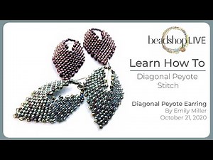 Diagonal Peyote Stitch Part 1