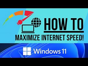 How To Maximaze Internet Speed! Increase Internet Speed 2023 Windows 11