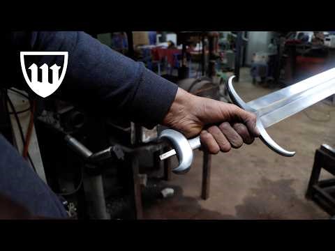 Forging an arming sword, part 3, making the pommel.