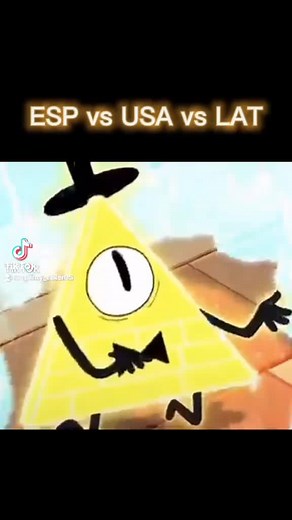 Bill Cipher's Death Comparison in Castillian Spanish, English, and Latin Spanish