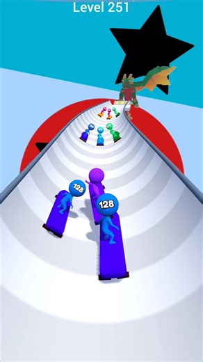 Stickman Skate Master Race level - 251 #shorts #ytshorts #shortyz #games