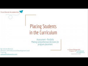 #5 Placing Students in the Functional Academics Curriculum