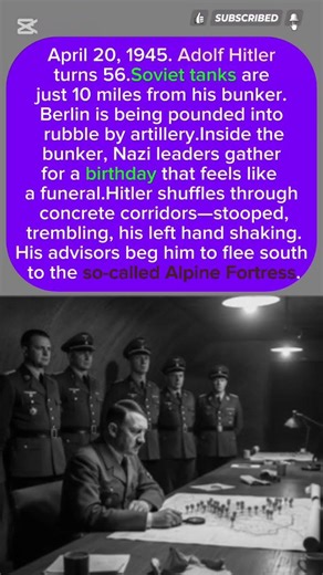April 20,1945 Adolf Hitler #shorts #memes #history