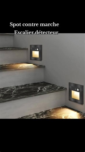 Spot escalier avec détecteur pour un éclairage moderne