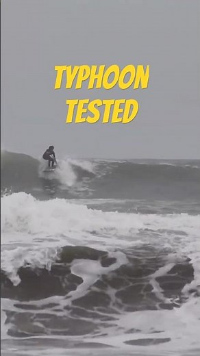 Typhoon Surf in Japan… With Just Tape on My Board?! 🌊