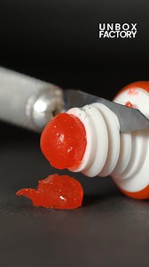 6.6K views | The Cleanest Cut Ever – Straight Through Toothpaste! | Unbox Factory | Facebook