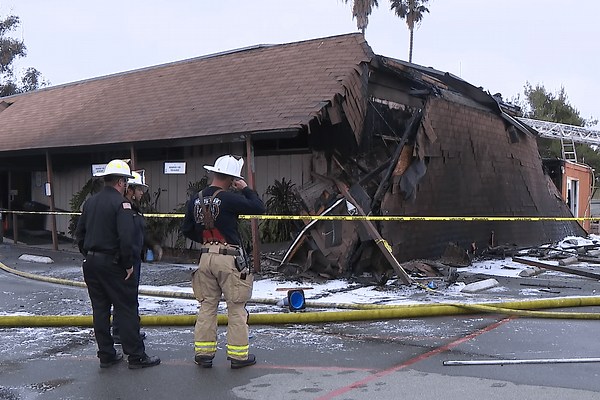 Major fire erupts at San Diego Mission Bay Boat & Ski Club
