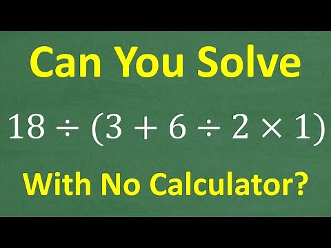 18 ÷ (3 + 6 ÷ 2 × 1) = ? This Simple-Looking Math Problem Confuses MANY! Can You Solve It?