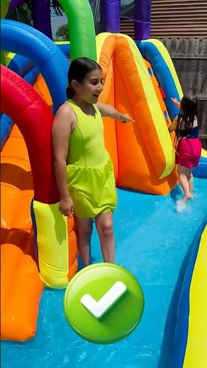 Water Slide Safety Rules for Kids No Climbing ☀️🛝Summer Fun