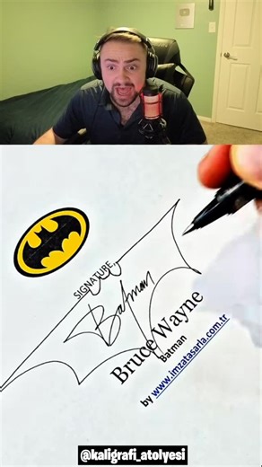 Nolan Haghian on Instagram: "How To Sign As A Batman!"