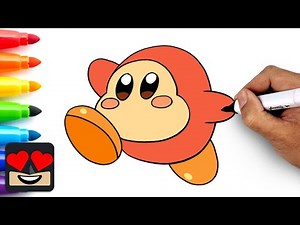 How To Draw Waddle Dee | Super Mario