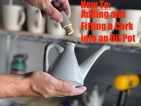 How to: Fitting a Cork into an Oil Bottle