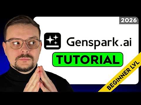Genspark AI Tutorial - 2026 | How to Create Presentations, Websites, and Spreadsheets