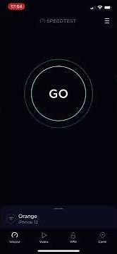 Livebox 6...Speed Test Wifi portable.....fibre orange