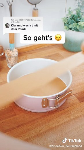 So kleidest du eine Springform mit Backpapier aus