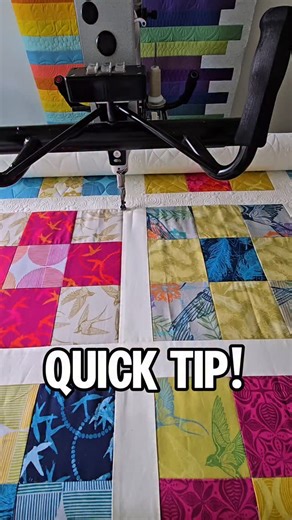 Natalia Bonner on Instagram: "Quick tip for quilting borders & sashing: quilt them as you go! It keeps everything flat, avoids tucks, and makes the whole process more fun. Who’s ready to try this on their next quilt?"