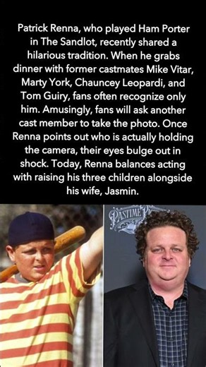 What Happens When The Sandlot Cast Eats Dinner Together? #TheSandlot #PatrickRenna