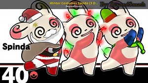 Winter Costumes Spinda (3 Outfits) Mod for Super Smash Bros. Ultimate | SSBU Mods