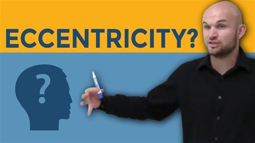 What is the eccentricity of an ellipse?