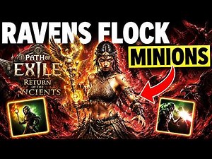 MINION AUTOBOMBER! RAVEN FLOCK BUILD HAS SCREEN WIDE AOE! POE 2 Witch Build 0.5 (NEW META)
