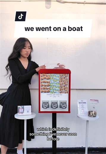 Sticker Vending Machine Adventures on a Boat