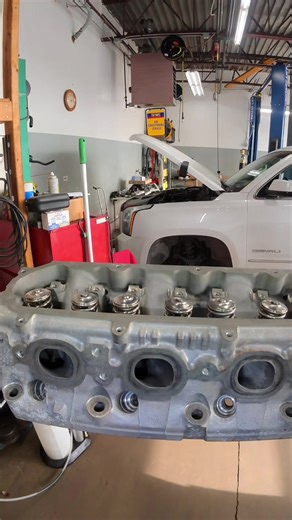 Hopefully this engine stays good for awhile for the customer 🤞🏼 #gm #chevy #mechanic #repair #auto