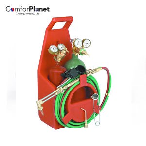 [Hot Item] HVAC Welding & Cutting Portable Torch Kit Oxygen Acetylene Tote Carrier