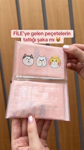 File'deki peçetelerin tatlılığı... #file #yeni