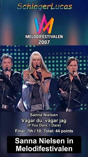 Sanna Nielsen in Melodifestivalen