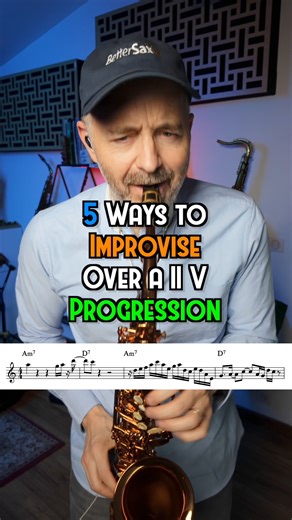 5 ways to jam over a static ii-V progression—with transcription! From last month’s BetterSax Studio lesson on Mister Magic. Static harmony can be tricky, but strong melodies and solid rhythm make all the difference! I’m playing on the soon-to-be-released BetterSax Session alto, which is a pro-level horn at an intermediate-level price. BetterSax Burnin’ 7 mouthpiece and BetterSax Jazz Cut Reeds. #bettersaxsession #transcription #saxophone #sax #burninmouthpiece #jazz #improvisation | Better Sax