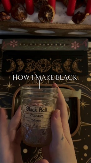 Black Salt or Witches Salt, also known as Santeria Salt, Drive-Away Salt, Protection Salt, Ritual Salt or Hoodoo Salt, is used in magick and rituals by Pagans, Wiccans, Hoodoo pactitioners, people who practice witchcraft and those who want a little psychic or spiritual help for its powerful protective elements. With it's great power and versatility use this salt in door ways, lines of windows, and under beds for protection…. Witches regularly use Black Salt for a great many of their spells and r