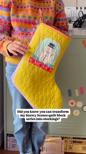 6.6K views · 1K reactions | The Snowy Scenes quilt block series is...