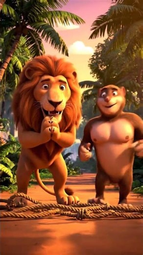 Animal's lion king cartoon short videos #cartoon #shortclips #animation