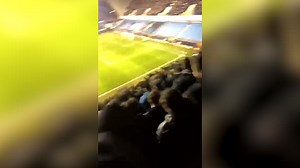 Millwall fans chant racist slurs at Everton fans